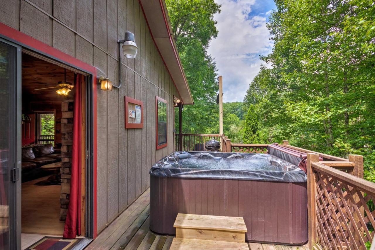 Bryson City Cabin In Smoky Mountains With Hot Tub! Екстер'єр фото